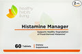 Histamine Manager – New and Improved Formula 20000 HDU of Diamine Oxidase DAO per tablet – Digestive Enzyme to Help Block and Manage Food-Derived Histamine Intolerance – 60 Tablets (2 Boxes)