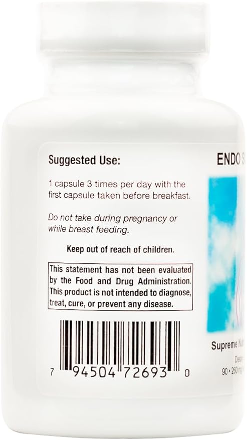 Supreme Nutrition Endo Supreme 90 Pure Suma Root Vegetarian Capsules