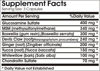 Joint Support Double Max ~ 90 Capsules - No Additives ~ Naturetition Supplements