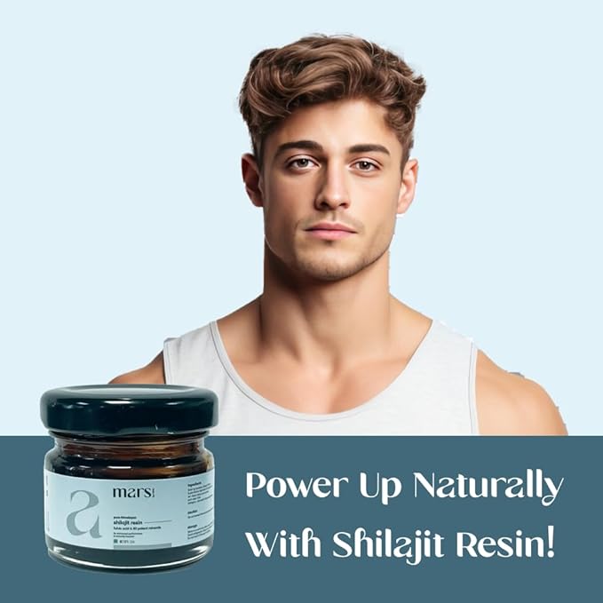 Mars Himalayan Shilajit Gold Resin – Organically Extracted from High-Altitude Himalayas | Supports Natural Energy Vitality &amp Wellness | 15g - Pack of 1