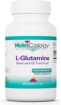Nutricology L-Glutamine Powder - Gut Health for Men &amp Women Free Form Amino Acid Pure 4.7g Supplement - 7.1 Ounce
