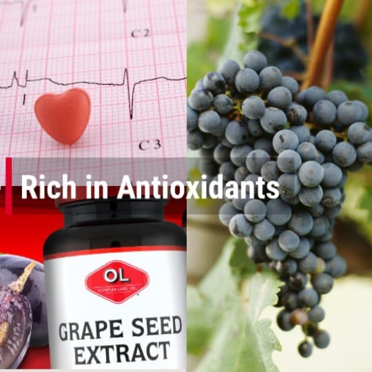 Olympian Labs Grape Seed Extract Capsules - 200 mg - 100 Vegetable Capsules Supporting Heart Health Antioxidant Protection.