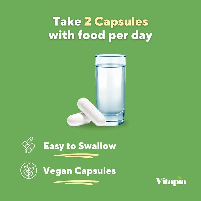 Vitapia Okra Extract - Heart Health Antioxidant Gut &amp Digestion Wellness Support - 10:1 Ratio &amp 120 Veggie Capsules - Non-GMO Gluten-Free Vegan Supplement