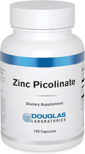 Douglas Laboratories Zinc Picolinate - 50 mg Zinc - For Immune System Antioxidants &amp Skin - Trace Mineral Supplement - 100 Capsules
