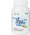 Alaska E-OMEGA3 550mg (180 Capsules) - High Purity EPA &amp DHA Vitamin E Supplement Sustainable Wild-Caught Fish Oil Small Easy-to-Swallow Softgels 3-Month Supply
