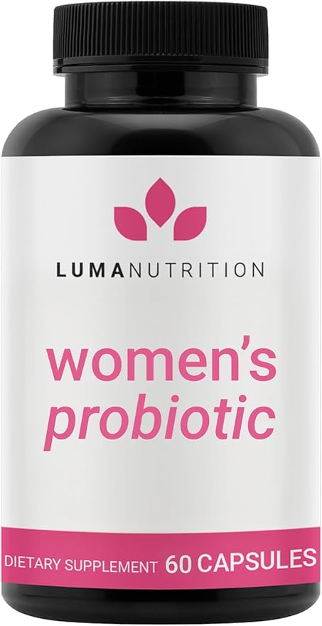 Luma Nutrition Probiotics for Women with Prebiotics - 50 Billion CFU Per Serving - Formulated for Digestive Immune &amp Feminine Support - 60 Capsules 30 Servings