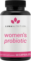 Luma Nutrition Probiotics for Women with Prebiotics - 50 Billion CFU Per Serving - Formulated for Digestive Immune &amp Feminine Support - 60 Capsules 30 Servings
