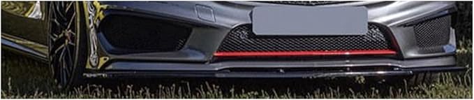 Compatible With Benz CLA Class C117 CLA200 260 CLA45 AMG 2013-2015 Car Front Bumper Lip Spoiler Splitter Bumper Canard Protector (Color : Carbon Look)