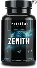 Leviathan Zenith | L-Tyrosine Acetyl L-Carnitine Uridine KSM-66 Ashwagandha L-Theanine for Men and Women