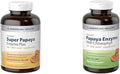 American Health 360 Count Super Papaya Enzyme Tablets &amp 600 Count Papaya Enzyme with Chlorophyll Chewable Tablets Bundle