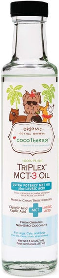 CocoTherapy Triplex MCT-3 Oil Non-GMO 100% Pure and Natural 8 oz.