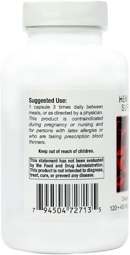Supreme Nutrition Hemo Guard Supreme 120 Pure Herbal Combination Vegetarian Capsules