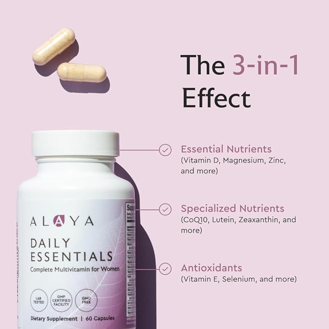 Alaya Naturals Daily Essentials Multivitamin for Women