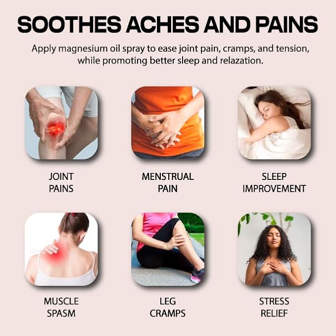 Magnesium Mist Natural Sleep Aid and Deodorant with Essential Oils 8 oz