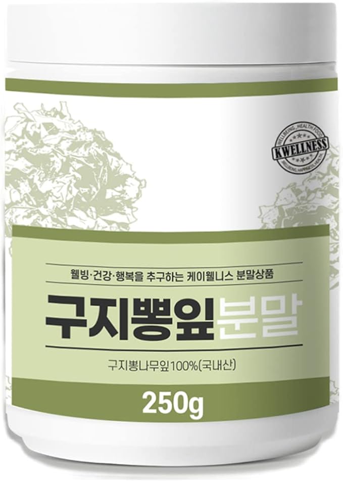 Organic Gujippong Leaf Powder - Kwellness Made in Korea Energy Well-Being Superfood Healthy Powder Natural Ingredients 250g