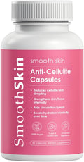 Smooth Skin &amp Circulation Support Capsules Plant-Based Dietary Supplement Helps Reduce Appearance of Cellulite Supports Skin Elasticity 60 Vegan Capsules Gluten-Free Sugar-Free