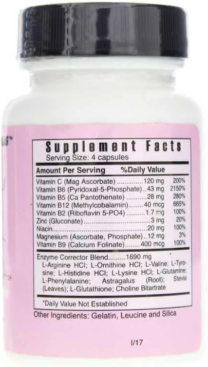 Systemic Formulas EVENTA - Support Cholesterol-sulfate Synthesis for Heart Energy 60 Capsules Bio Cell #840. Cellular Enzyme Corrector. 60 Count (Pack of 1)