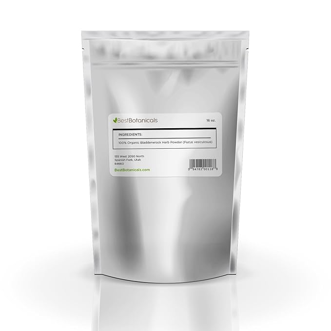 Best Botanicals Bladderwrack Herb Powder 16 oz. (Organic)