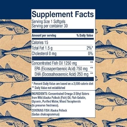 Wiley's Finest Stress Relief &amp Joint Support Bundle - Peak EPA + Relax Focus - 30 Servings