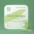 NutriHugs Gut Health Probiotic Oral Strips - Bacillus Coagulans Apple Cider Vinegar Digestive Enzymes | Vegan Sugar-Free Non-GMO | Doctor-Formulated | 30 Dissolving Strips