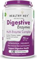 Digestive Enzymes Capsules - Amylase Lipase Protease Multi-Enzyme Complex Tablet -Pack of 120 Vegetable Capsules