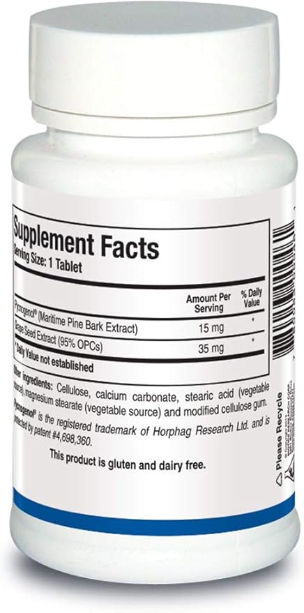 Biotics Research Bio Cyanidins Loaded with Oligomeric Proanthocyanidin Compounds OPC Radiant Skin Botanically Based Antioxidant Support Heart Health Polyphenols from Pine 60 Tablets