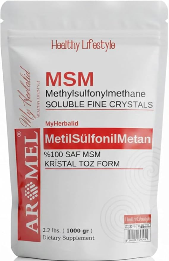 Organic Sulfur Crystals 100% Pure MSM Crystals (1.1 LBS)