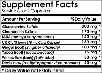 Active Joint Max ~ 180 Capsules - No Additives ~ Naturetition Supplements