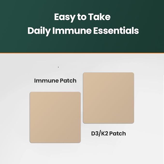 Veru Wellness Bariatric Immune D3/K2 - Post Bariatric Gastric Bypass and Sleeve Gastrectomy - Non Ingest Patch (60 Days)