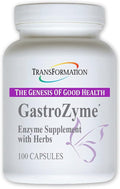 TRANSFORMATION THE GENESIS OF GOOD HEALTH - GastroZymeDigestive Supplement Uniquely Formulated with Enzymes &amp Papaya Leaf Plant Based with Herbs Soothes - Relieves Gastrointestinal Discomfort
