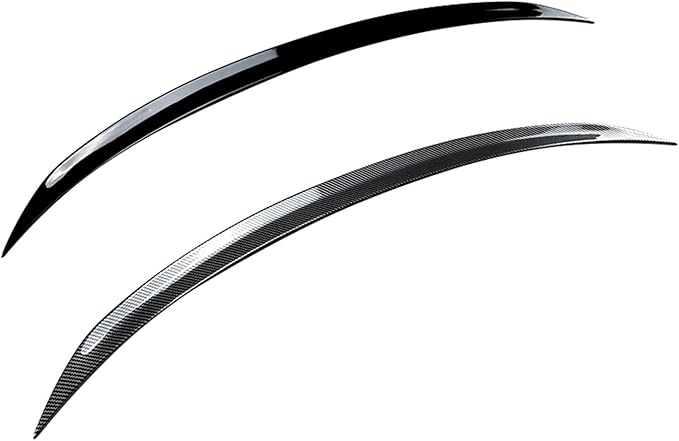 Spoiler Car Rear Trunk Spoiler Wing Tailget Lid Flap Lip Trim Fit for Benz CLA Class C117 CLA200 CLA260 CLA45 Fit for AMG 2013-2019 Fashionable (Color : Gloss Black)