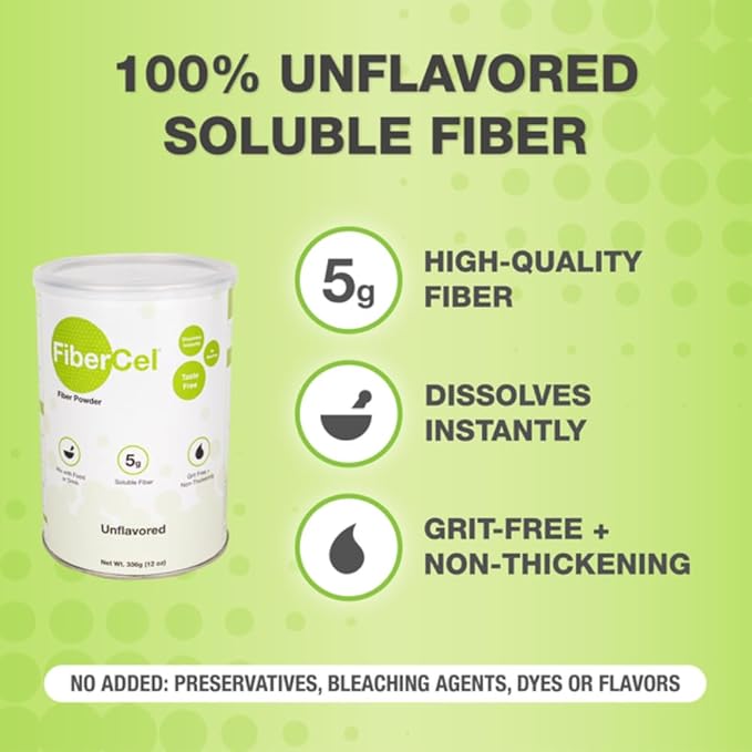 FiberCel Unflavored Fiber Powder 12oz