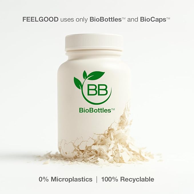 Feelgood Company Vegan Omega-3 Supplement Algae-Based Fish-Free 60 Capsules Gluten-Free Soy-Free Easy to Digest