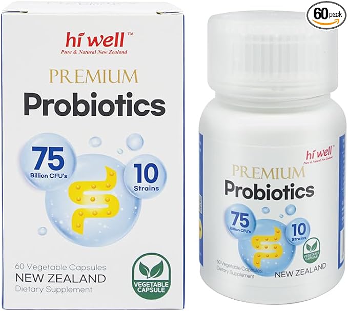 Hi Well Premium Probiotics 60Vegetarian Capsules