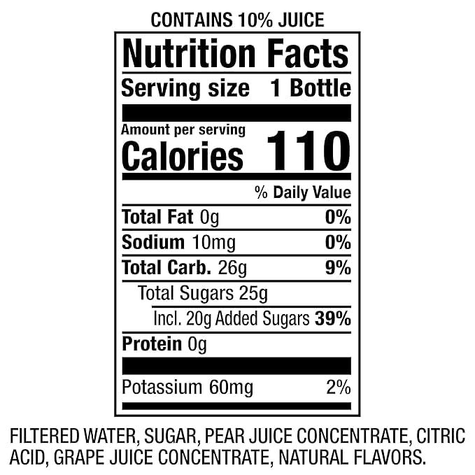 Elements Fire Dragon Fruit Flavourd juice drink 16 fl oz recycled plastic bottle Pack of 17