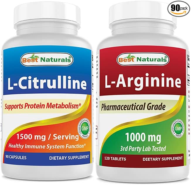 Best Naturals L-Citrulline 1500mg &amp L-Carnitine 1000mg