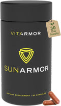 SunArmor Dietary Supplement with 240mg Polypodium Leucotomos Fights the Signs of Photoaging Dermatologist Developed 60 Capsules