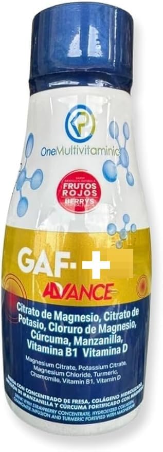 Gaf + Formula avanzada - Multivitamin 10.14 Fl Oz 300ML Red Fruit Flavor