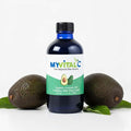 MyVitalC Organic Avocado Oil - Pure ESS60 Antioxidant Supplement - May Help With Anti-Aging Longevity Sleep More Energy - Performance - 120ML
