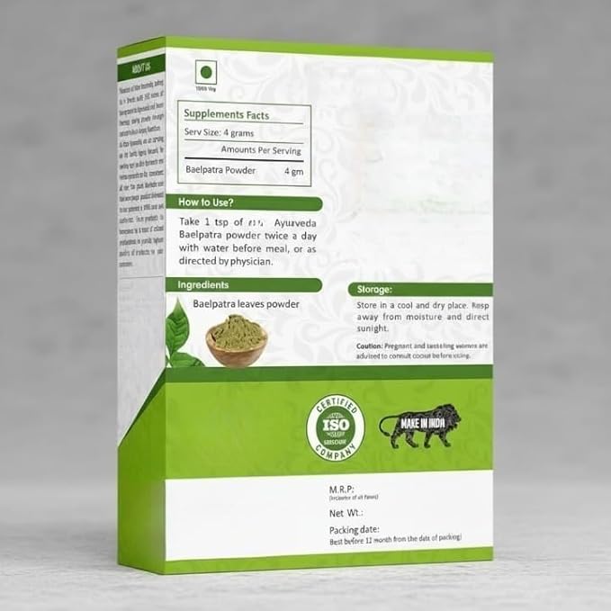 Bel Giri Powder/Aegle Marmelos Belgiri 200 gm Digestive Health Powder for Heart Health Hair &amp Skin Health. Herbal Supplement for Gut Health.