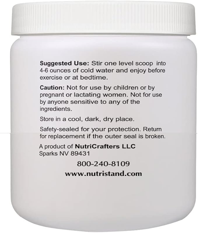 Arginine HGE Drink Mix 6000mg Arginine 600mg Citrulline + Cofactors. 30 Servings - Natural Sugar Free Formula