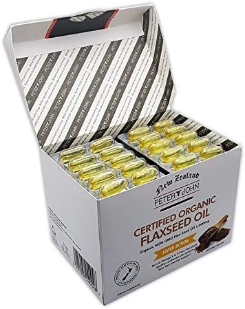 Peter John Organic Flaxseed Oil 1000mg 200 Softgel Capsules (3)