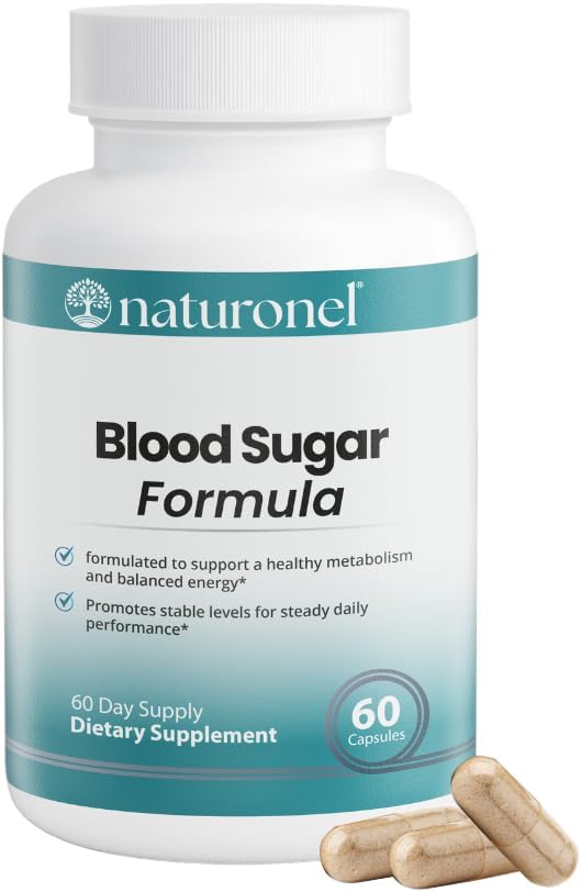 Blood Sugar Formula – Metabolic Support with Cinnamon Banaba Bitter Melon Guggul Licorice Gymnema Juniper Alpha Lipoic Acid &amp Chromium | Made in USA GMP Certified