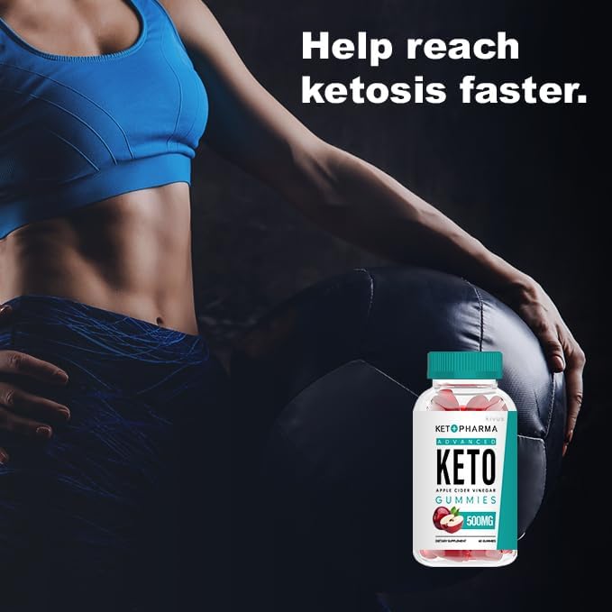 Keto Pharma Gummies - Keto Pharma Advanced Keto ACV Gummies (2 Pack 120 Gummies)