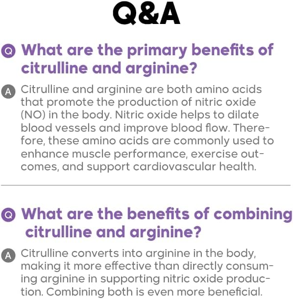 L-Arginine + L-CitrullineEggplant Care60 Capsules