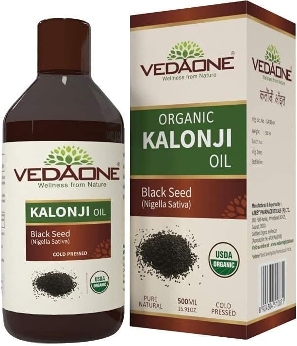 Black Seed (Kalonji Oil) - Black Cumin Seed Oil Nigella Sativa Body Immunity Oil - 500ml