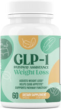 GLP-1 Weight Loss Support - Fat Burner for Men &amp Women - Supports Healthy Pathways Associated with GLP-1 Activity + Appetite Suppressant Supplement - 60 Capsules to Help Lose Weight