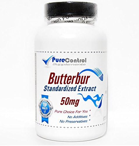 Butterbur Standardized Extract 50mg // 180 Capsules // Pure // by PureControl Supplements