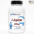 L-Arginine 500mg // 100 Capsules // Pure // by PureControl Supplements