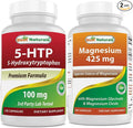 Best Naturals 5-HTP (5-hydroxytryptophan) 100 mg &amp Magnesium Glycinate 425 mg